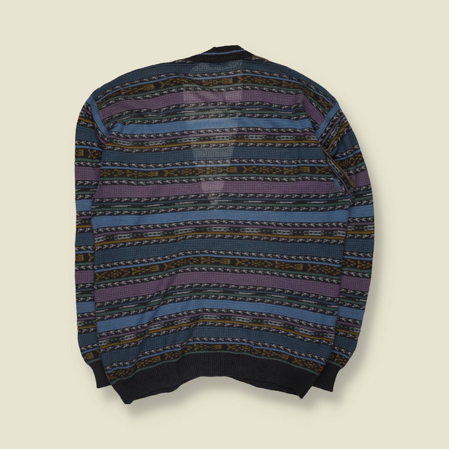1990s | Cacharel | Made In Italy | Patterned Cardigan | Multi - L
