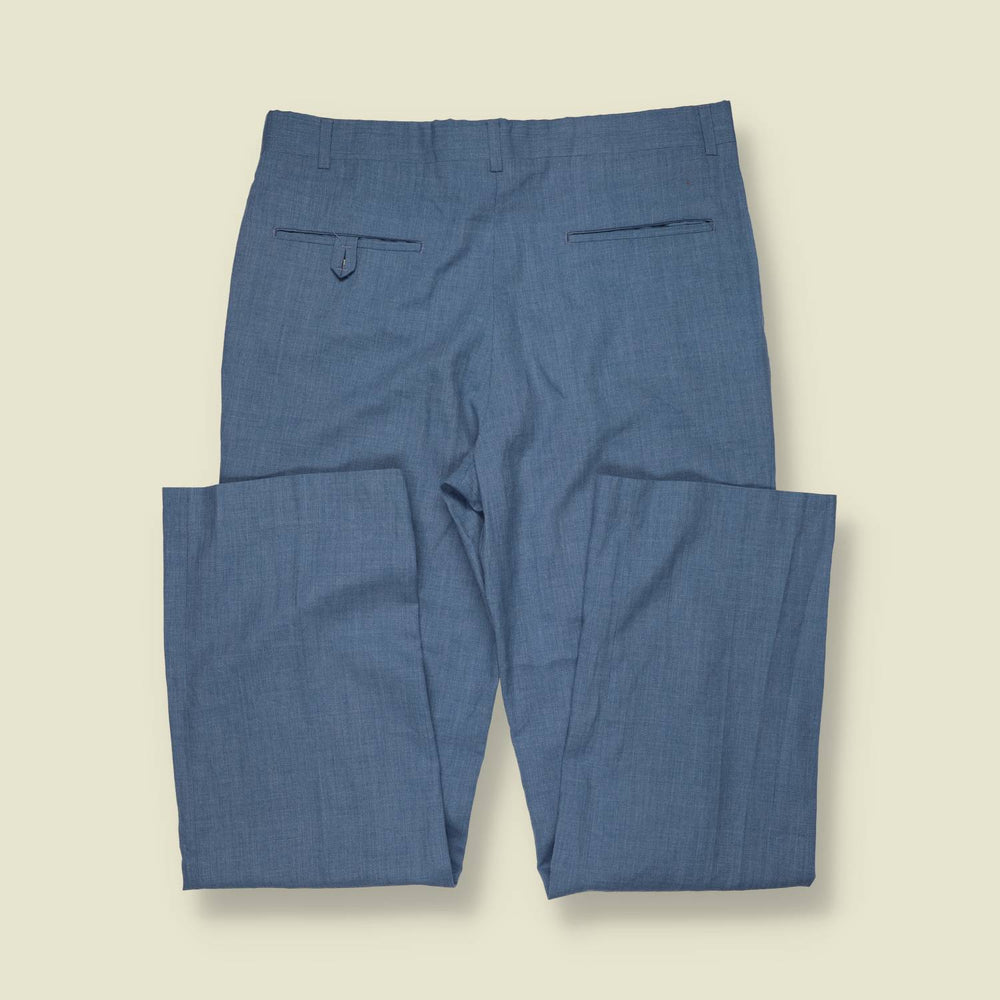 1970s | Richard | Suit Trousers | Blue - w34