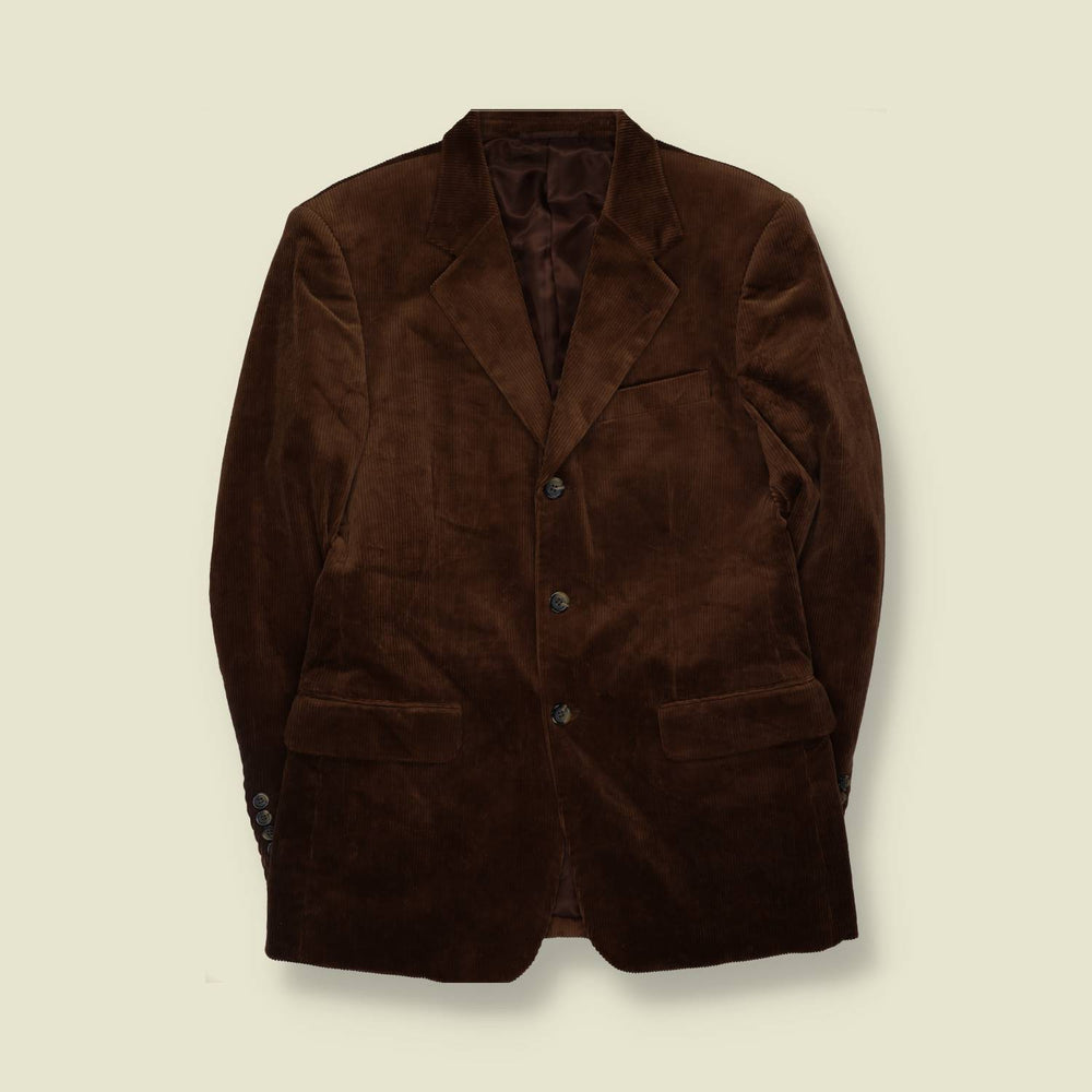 1990s | Corduroy Blazer | Brown - S