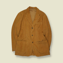 1990s | Corduroy Blazer | Tan - S