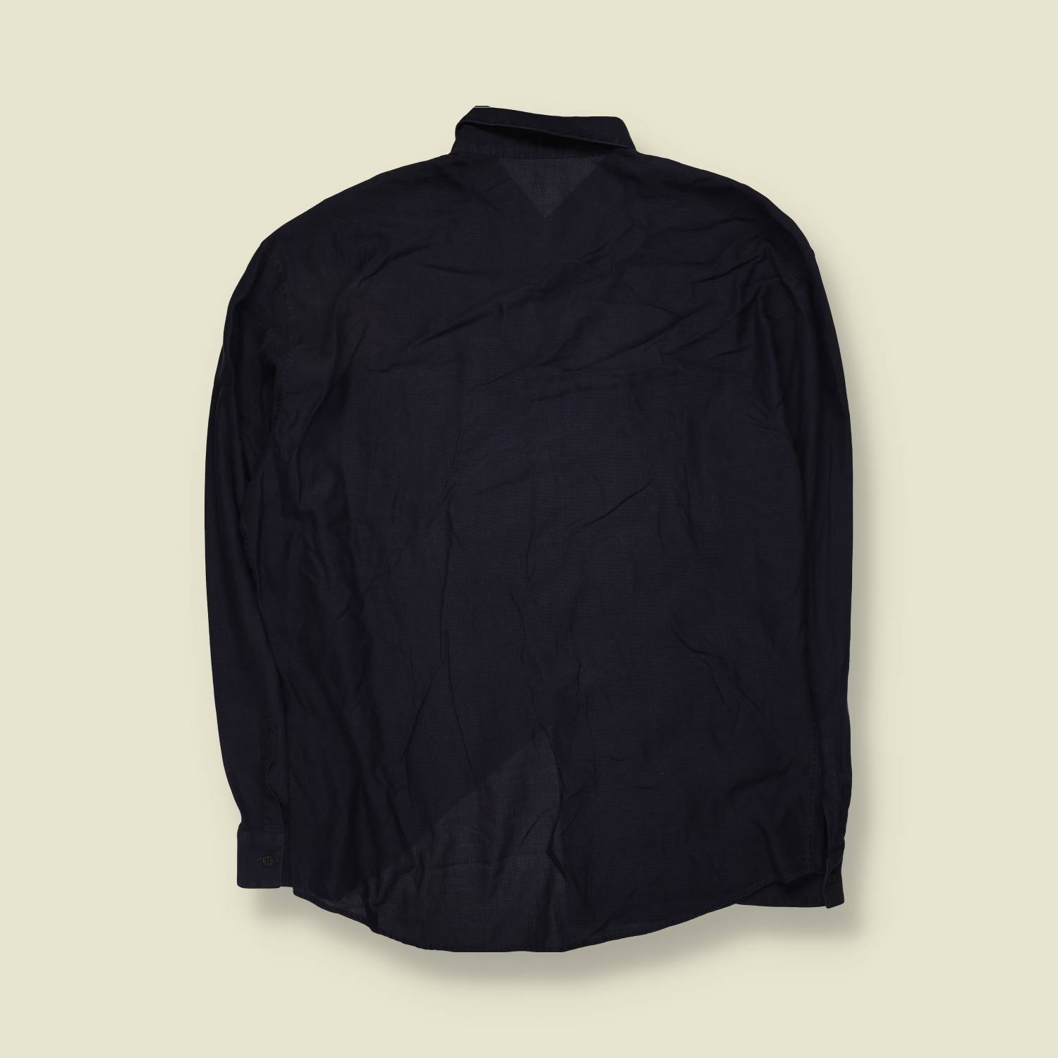 1990s | Gianni Versace | Made In Italy | Shirt | Navy - XXL