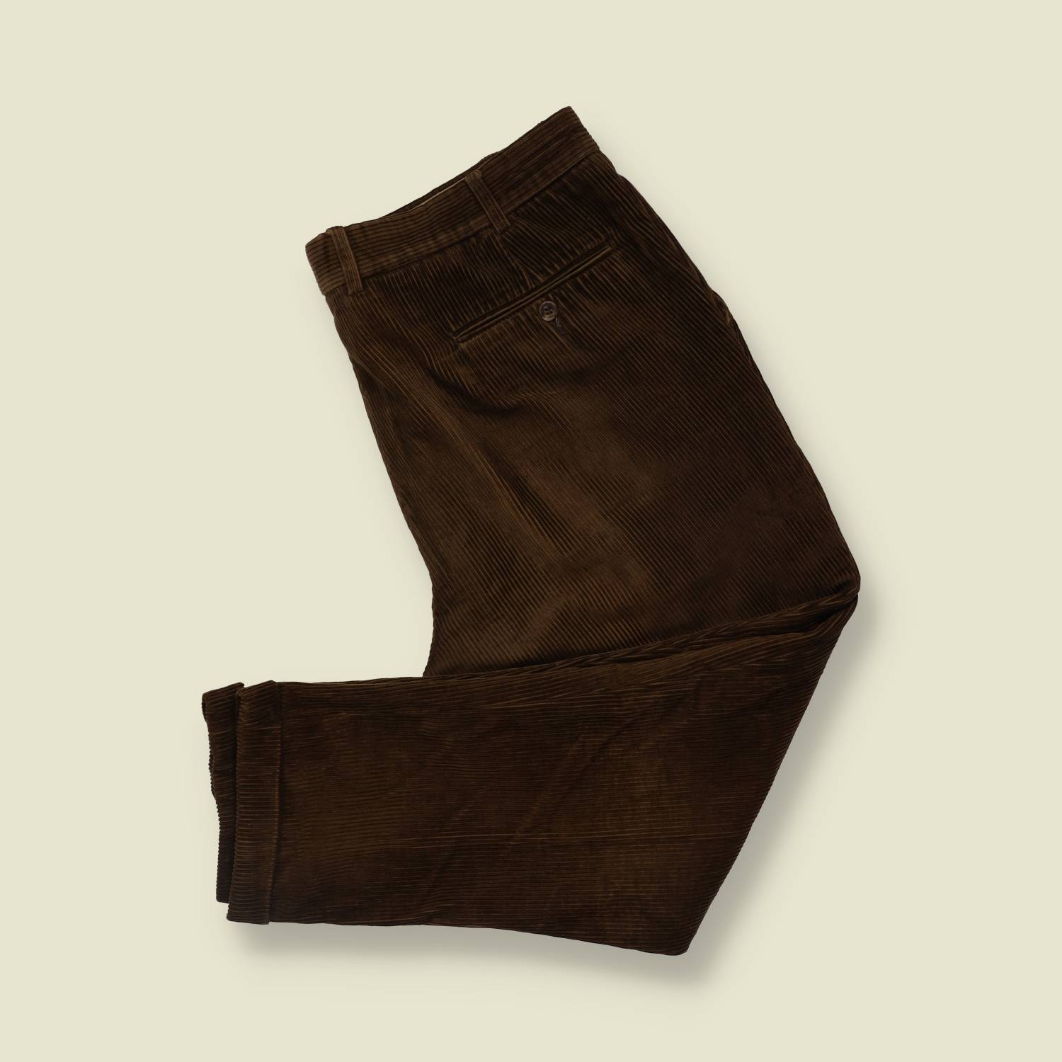 2000s | Burberrys | Corduroy Trousers | Brown - w36