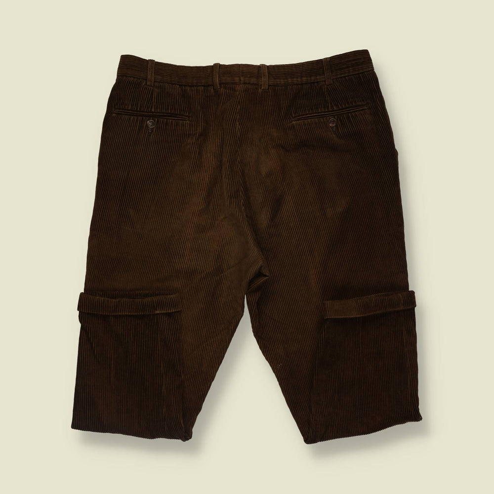 2000s | Burberrys | Corduroy Trousers | Brown - w36