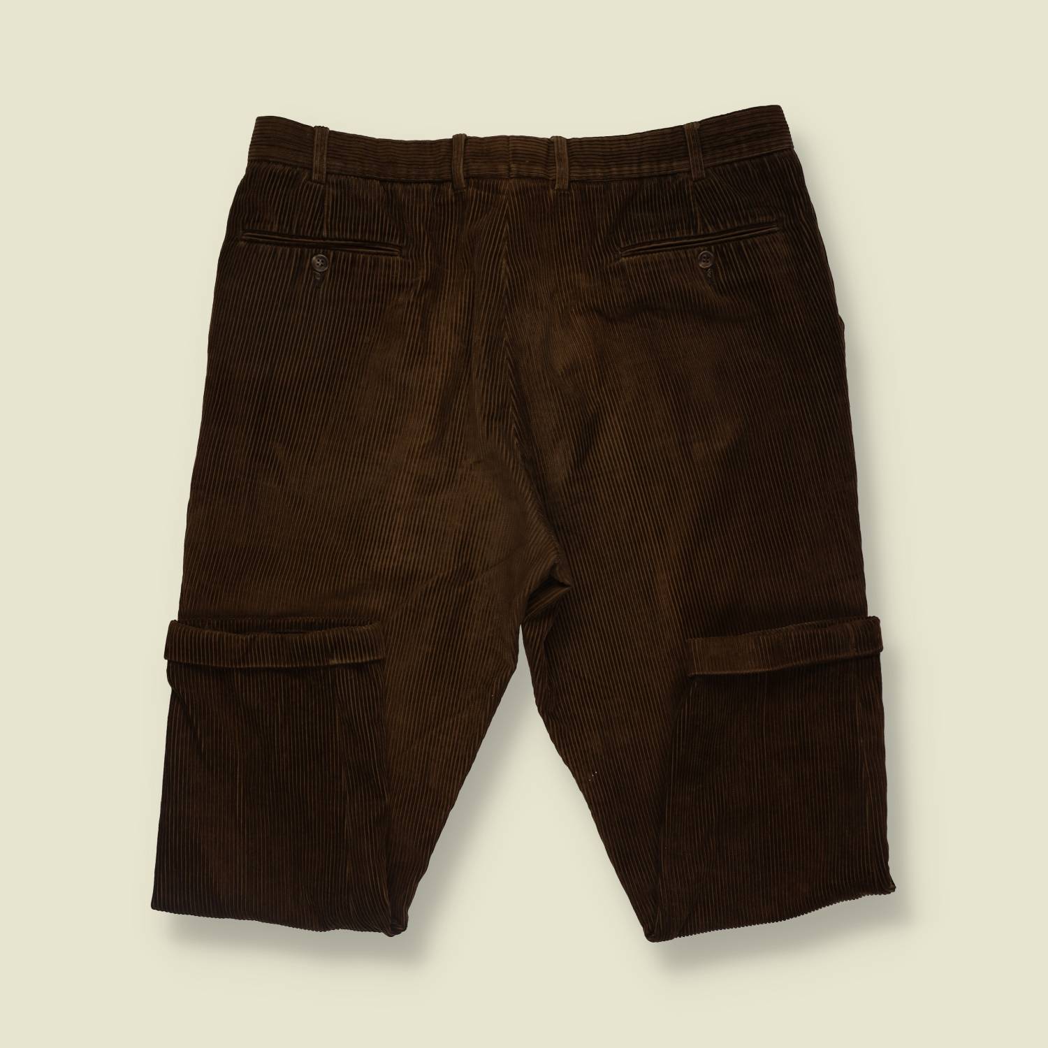 2000s | Burberrys | Corduroy Trousers | Brown - w36