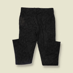 1990s–2000s | Etro | Made In Italy | Patterned Corduroy Trousers | Black - w32