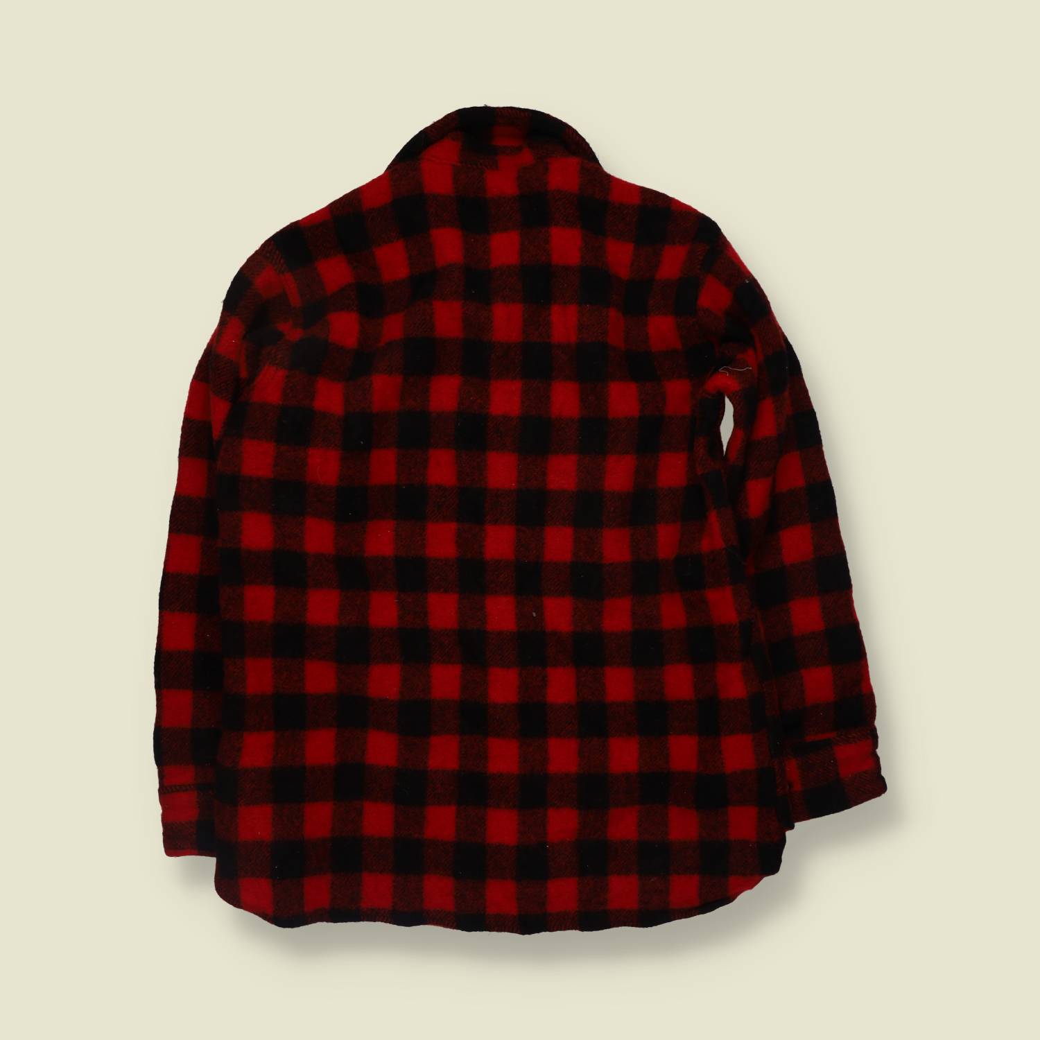 1970s | Woolrich | Wool Shirt Jacket | Red Buffalo Plaid - XXS