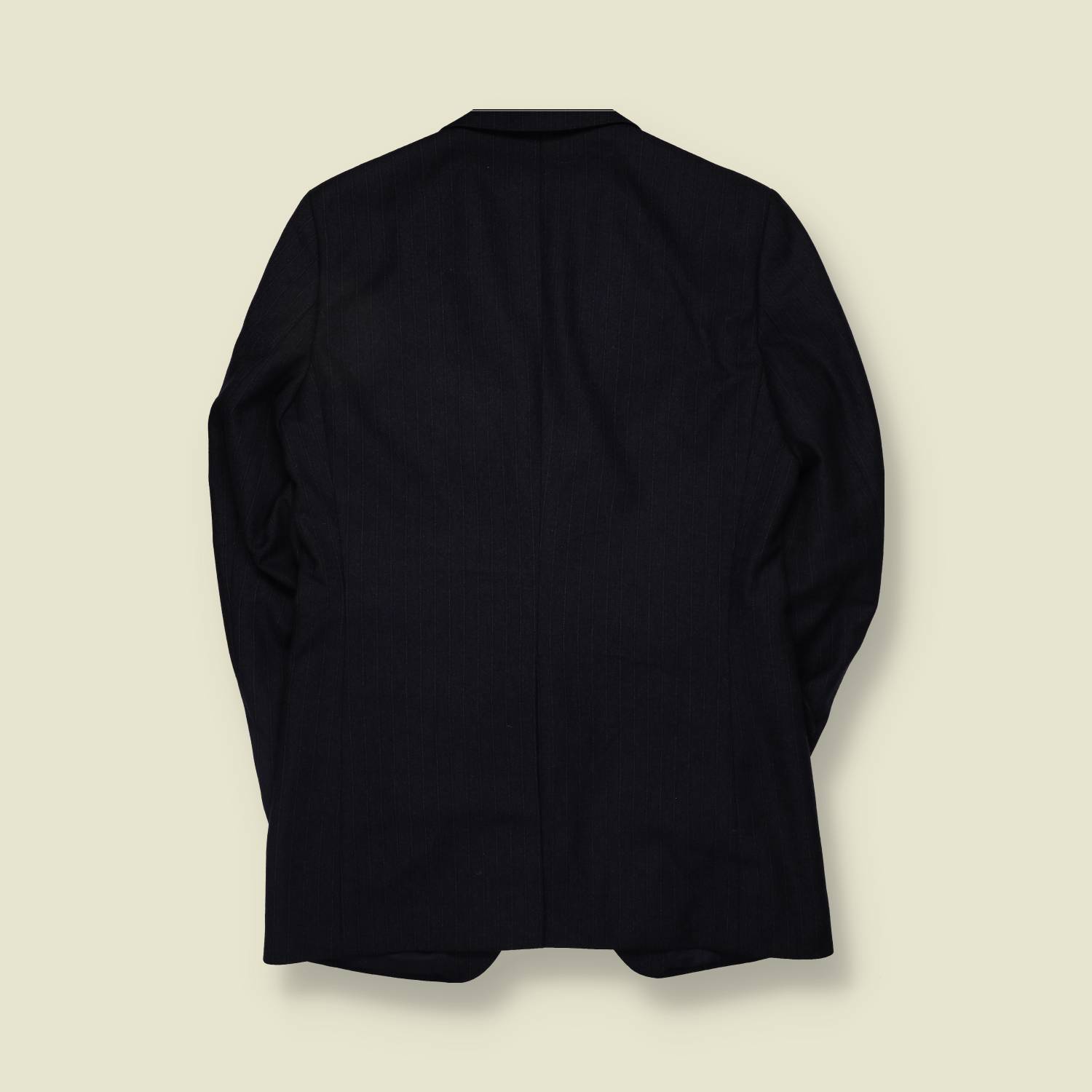 1980s | Yves Saint Laurent | Pinstripe Blazer | Navy - S