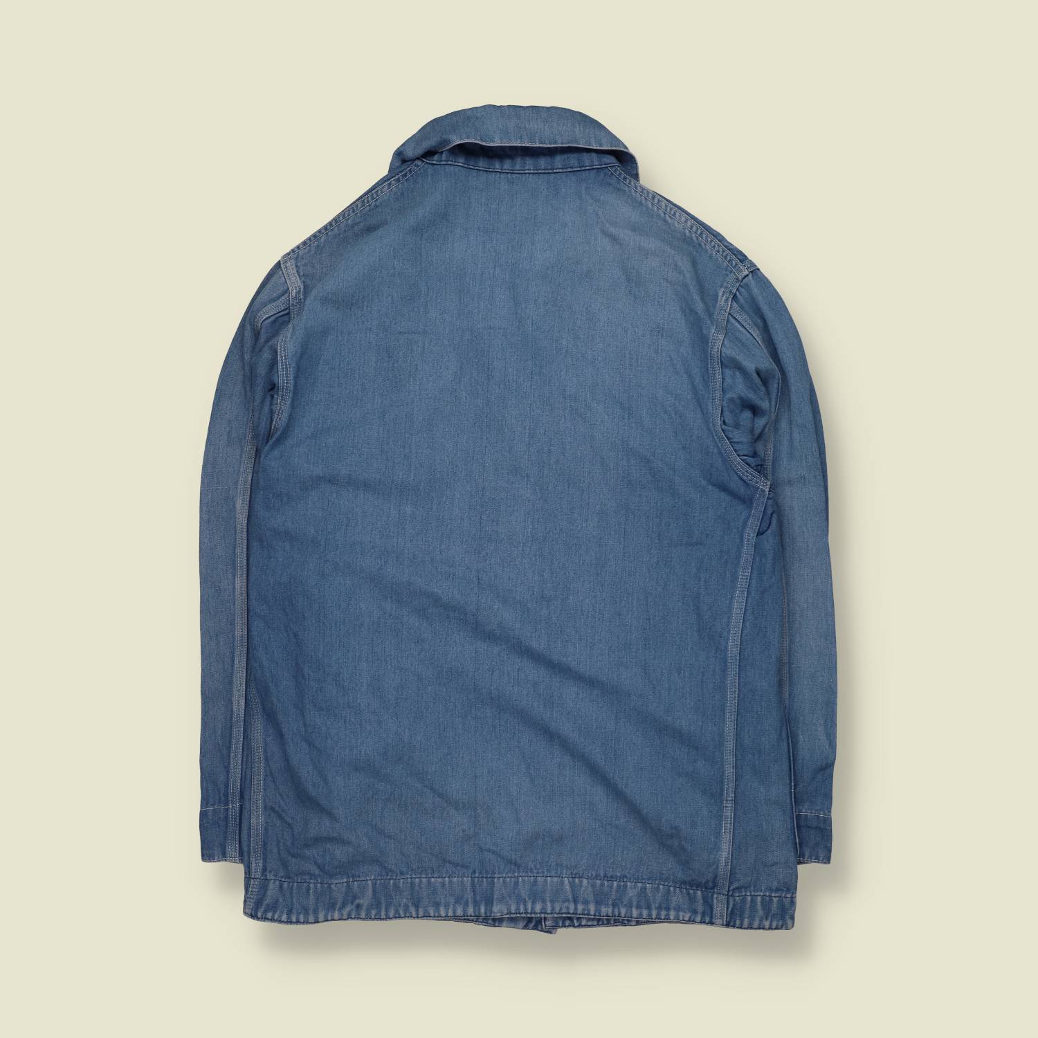 1980s | Pop 84 | Denim Chore Jacket | Blue - M