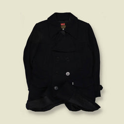 1970s | Levi's | Pea Coat | Dark Blue - S
