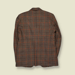1970s | Blazer | Brown Windowpane Check - S