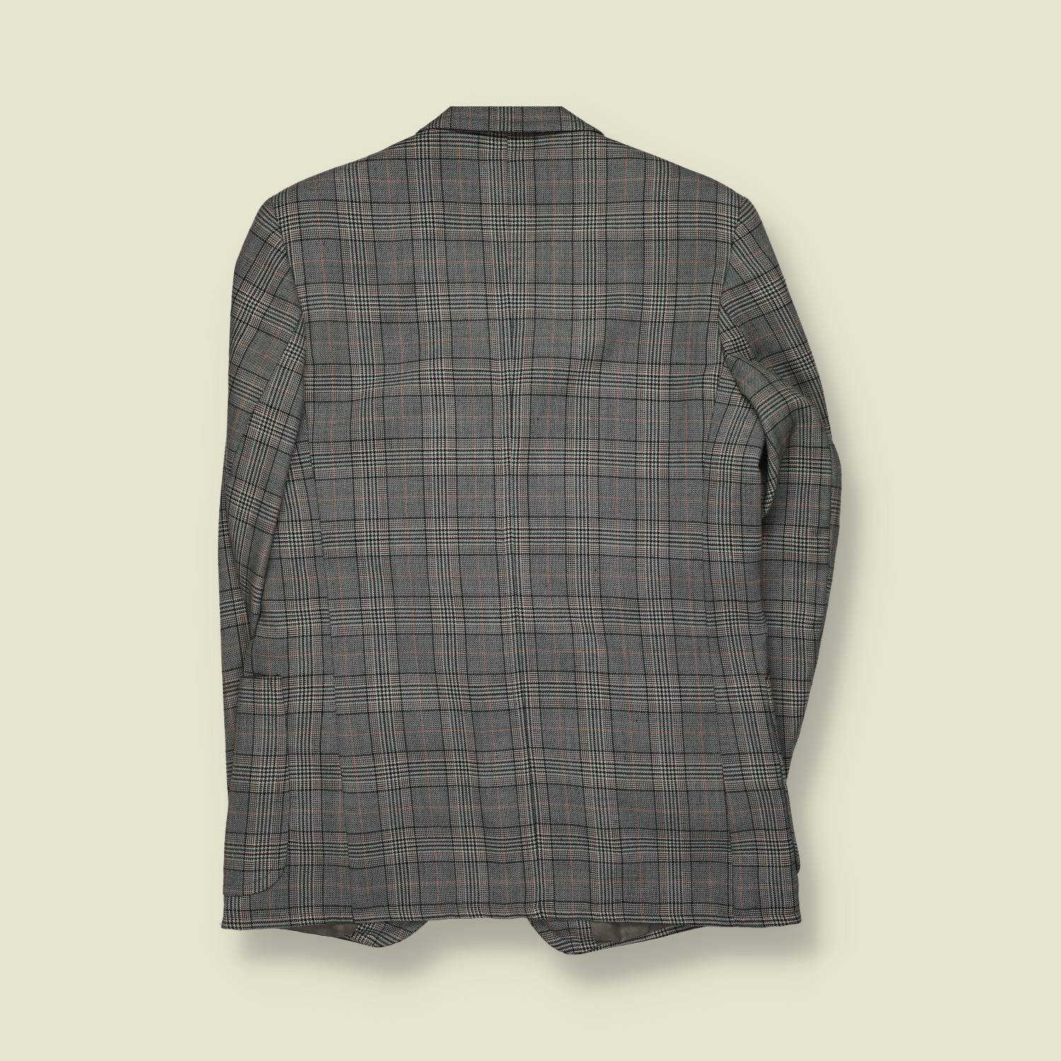 1970s | Blazer | Grey Prince Of Wales Check - S