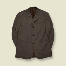 1960s | Blazer | Brown Patterned - M