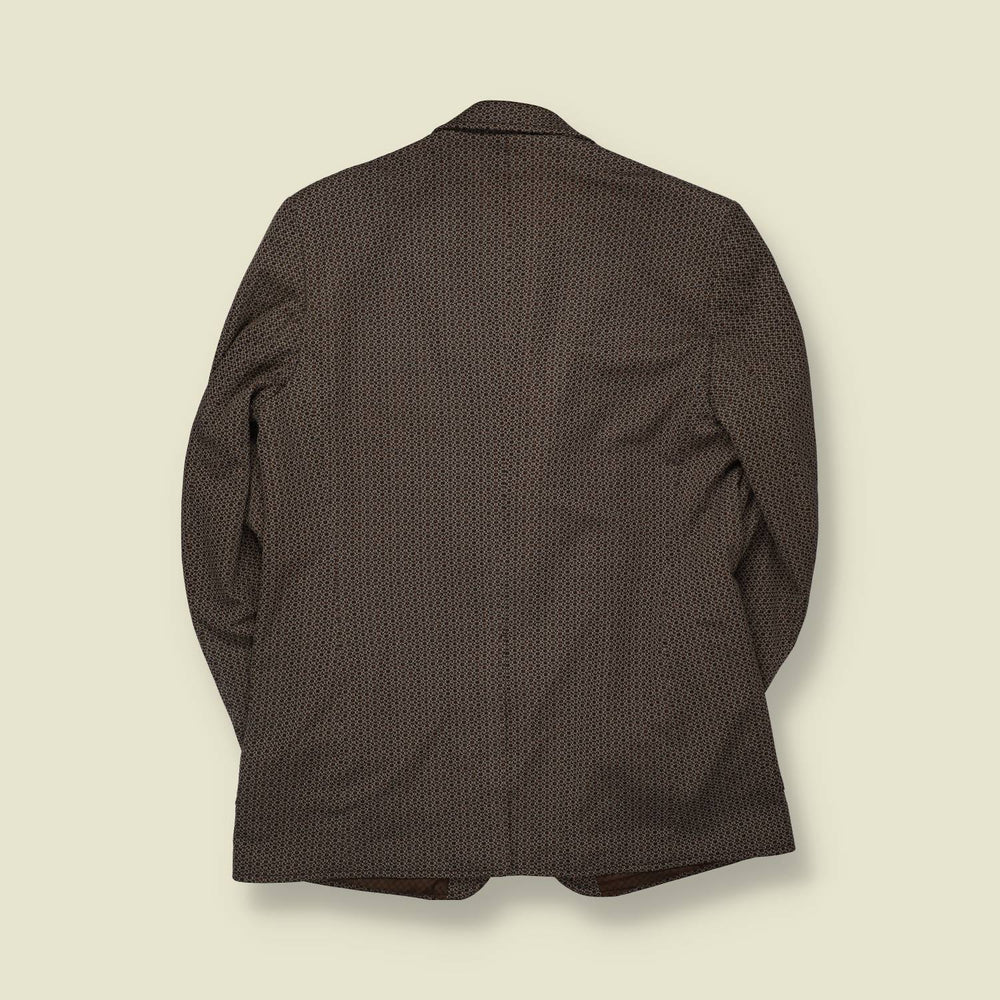 1960s | Blazer | Brown Patterned - M