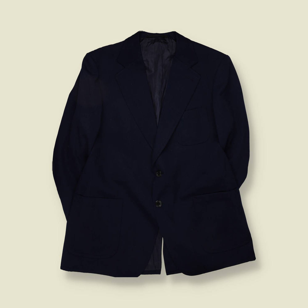1970s | Trevira | Blazer | Dark Blue - L