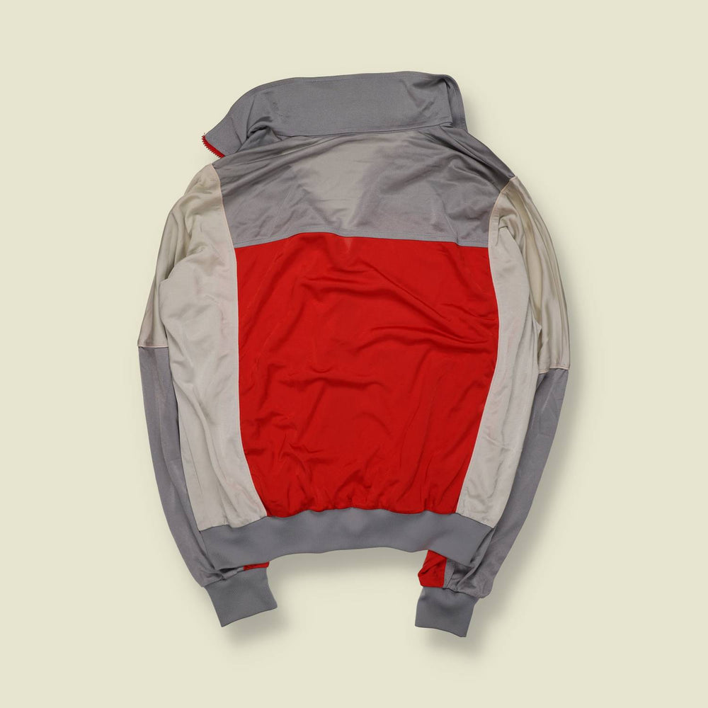 1980s | Ellesse | Made in Italy | Track Jacket | Red Grey And White - XXXXL