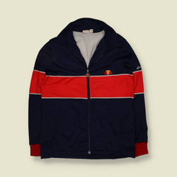1970s | Ellesse | Made in Italy | Track Jacket | Navy Red And White - XXS