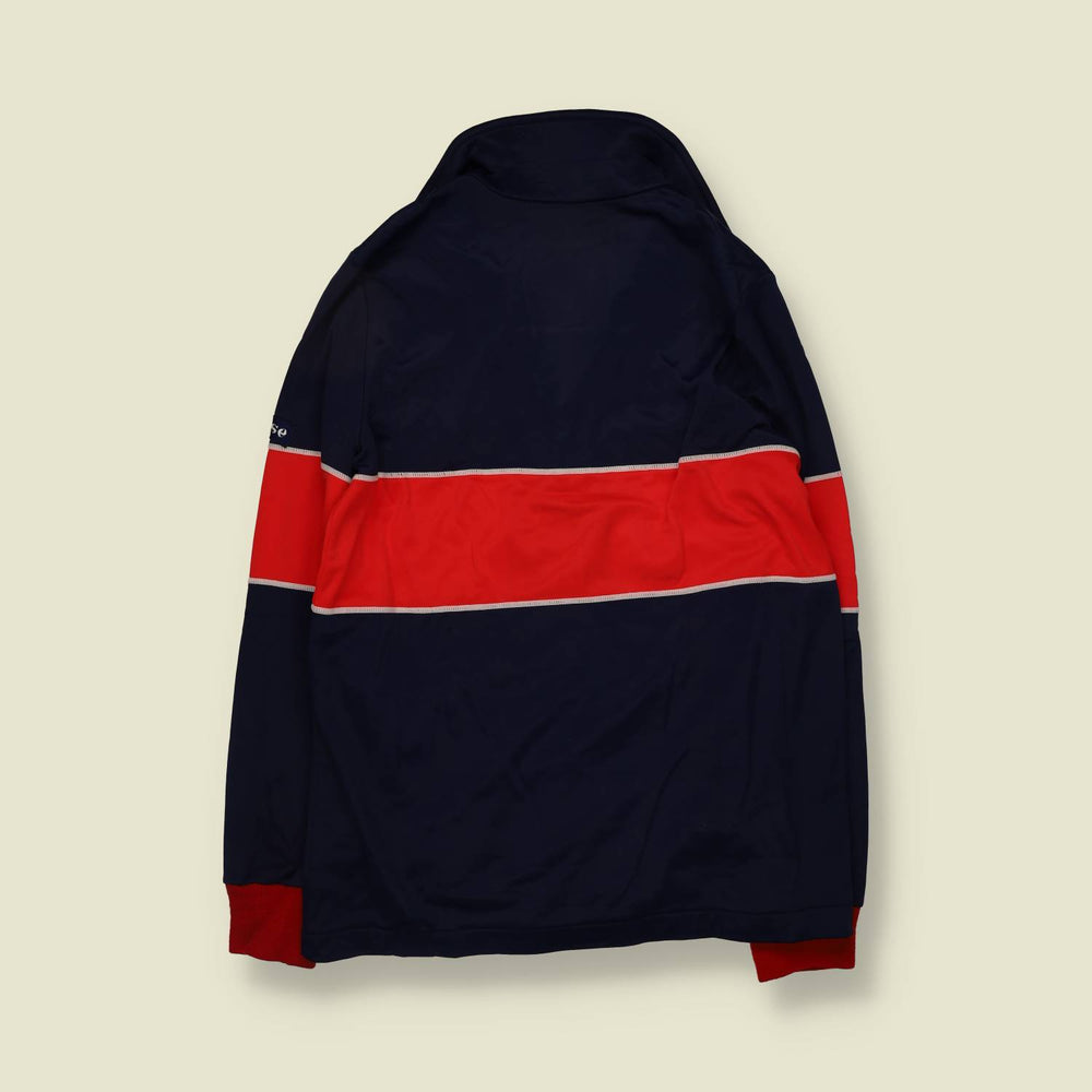 1970s | Ellesse | Made in Italy | Track Jacket | Navy Red And White - XXS