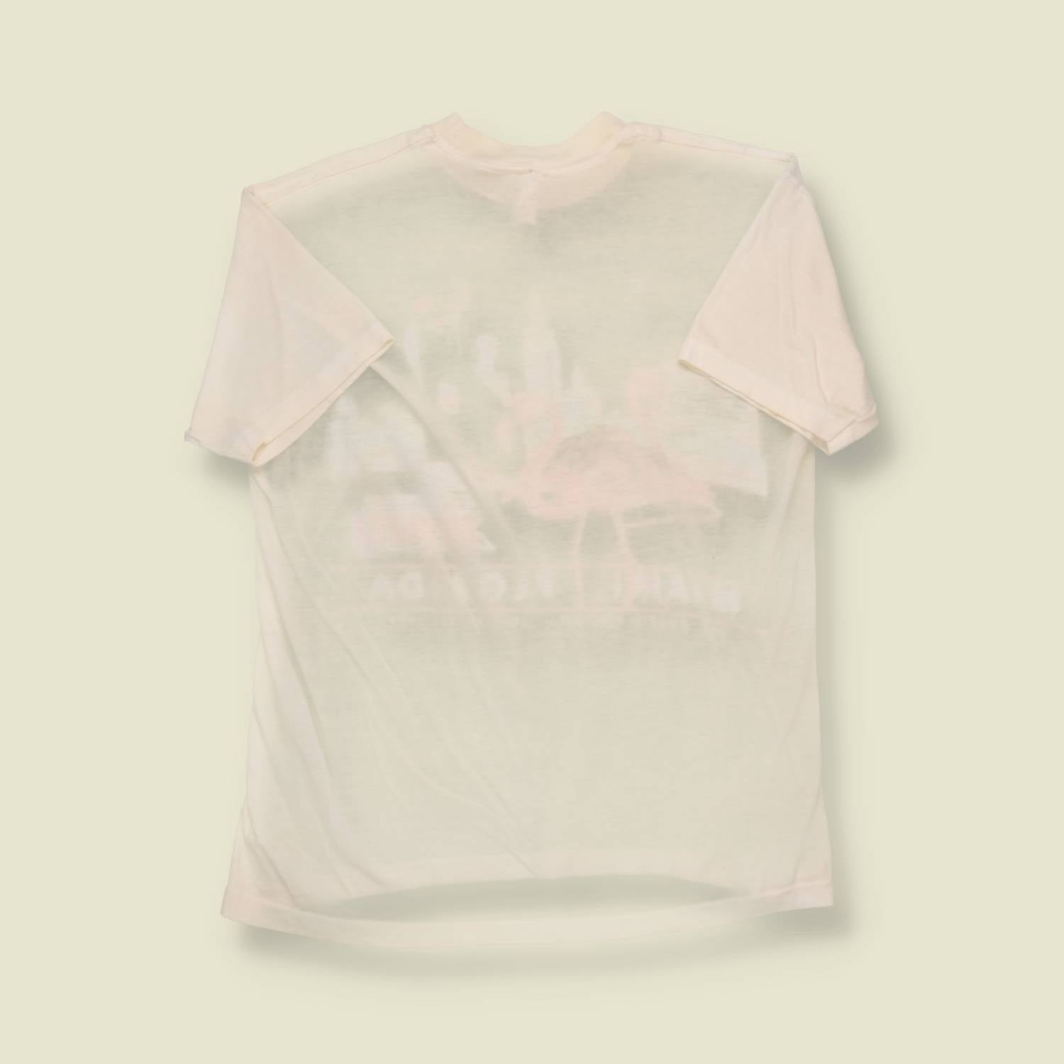 1989 Made in USA Super Bowl Flamingo Tee - S/M
