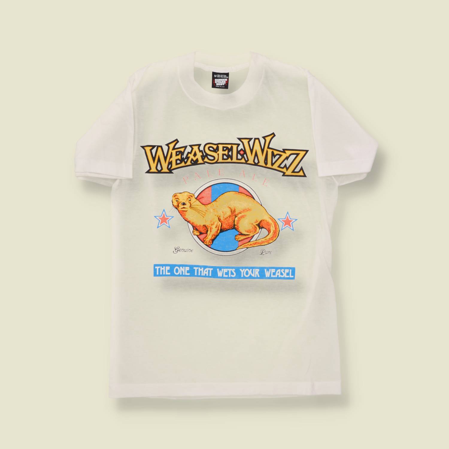 1990s Made In USA Weasel Wizz Tee - XS