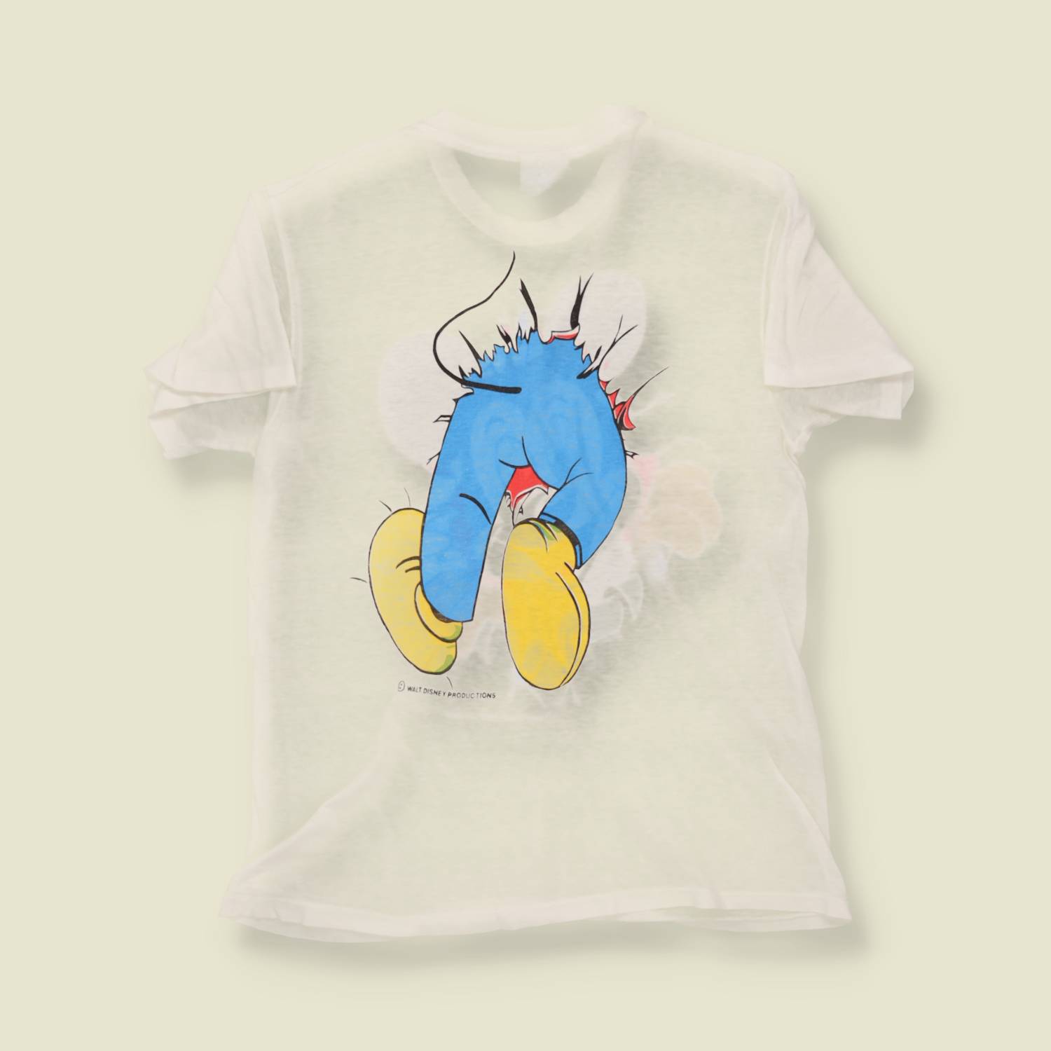 1980s Mickey Mouse Double Sided Tee - S