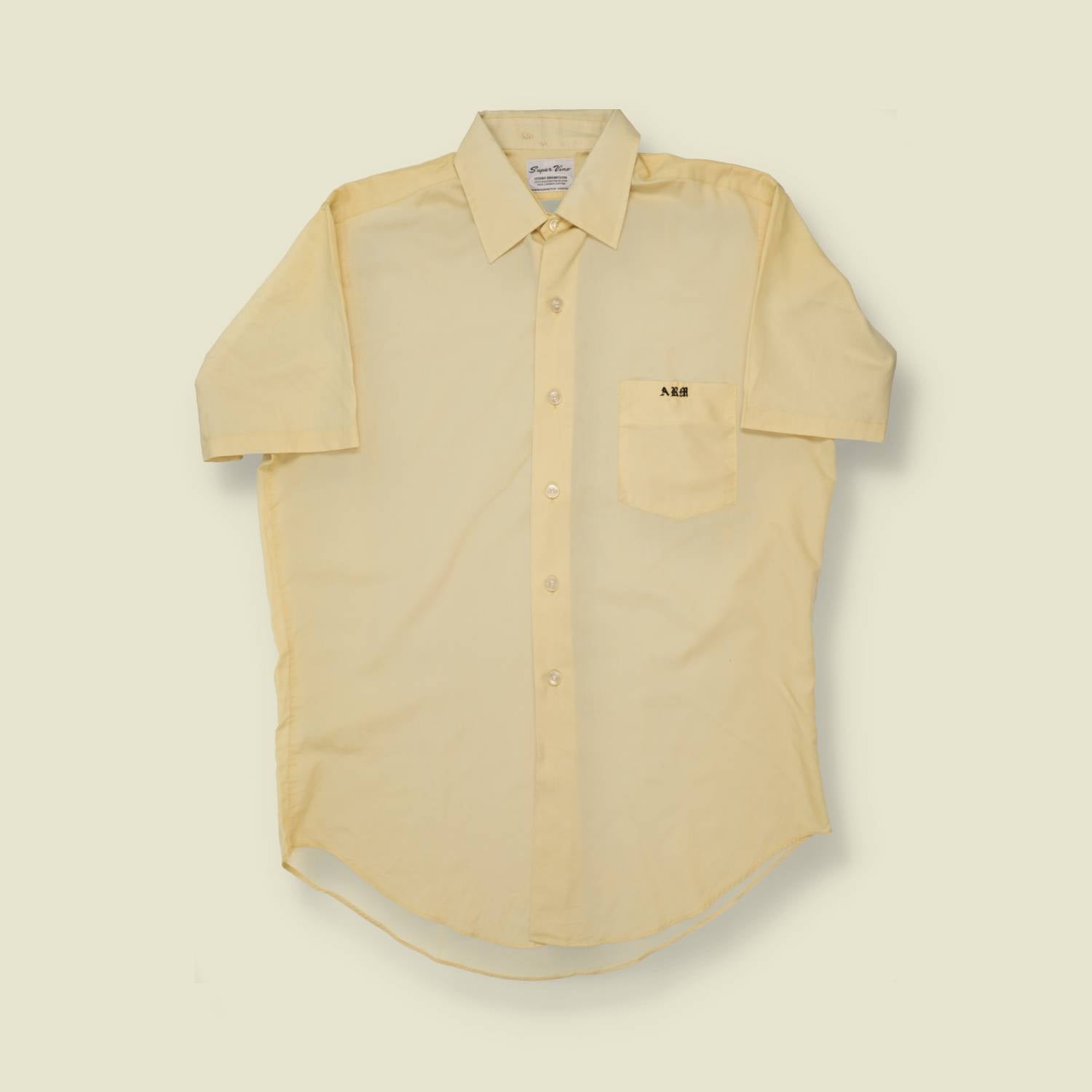 1970s Monogrammed Shirt -  M/L