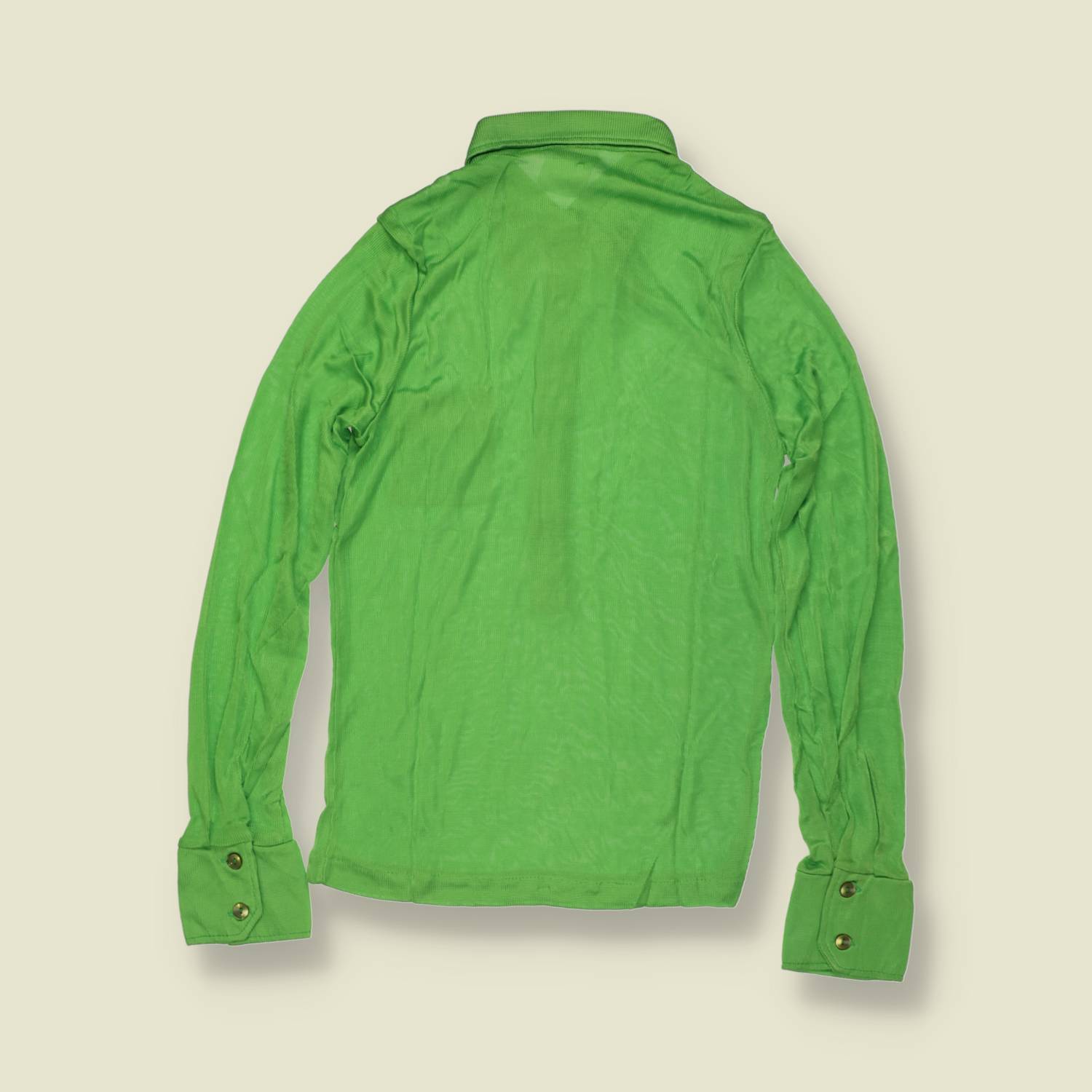 1970s | TGL | Deadstock Blouse | Green - 4