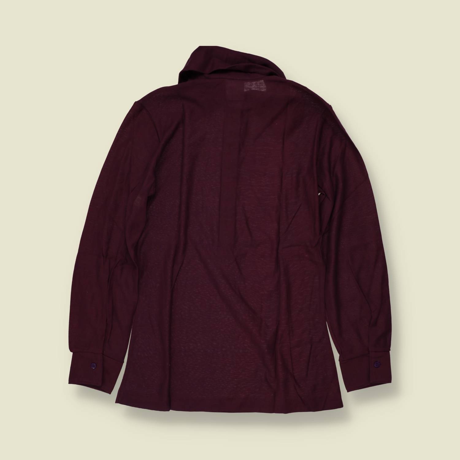 1970s | TGL | Deadstock Blouse | Burgundy - 8
