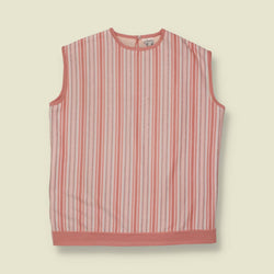 1970s | Trevira | Blouse | Pink Stripe - 12