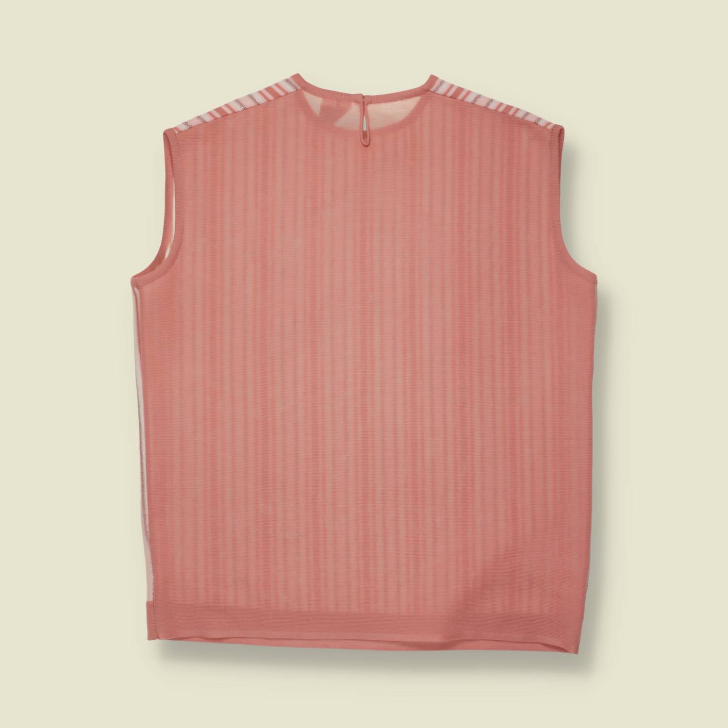 1970s | Trevira | Blouse | Pink Stripe - 12