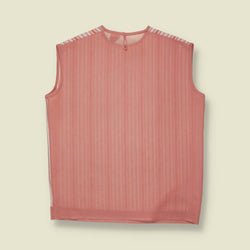 1970s | Trevira | Blouse | Pink Stripe - 12