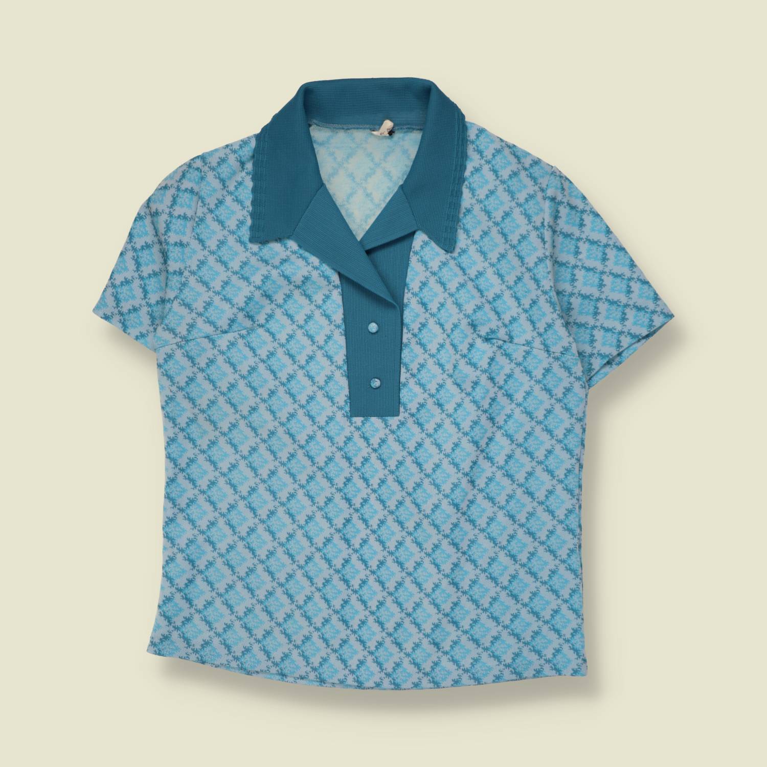 1970s | Knit Top | Blue - 10