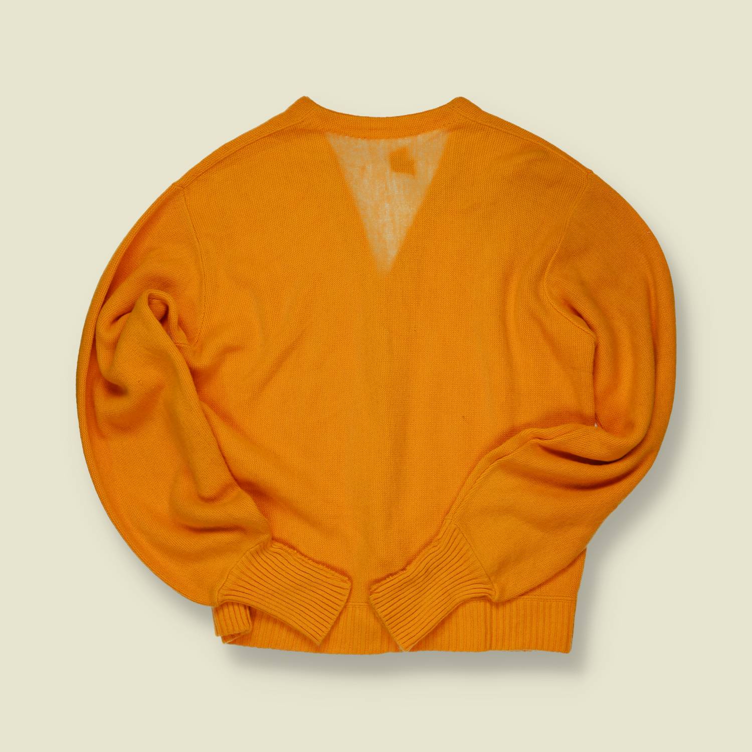 1960s Golden Yellow Wool Cardigan - M