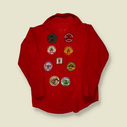 1950s Boy Scouts of America Wool Camp Shirt – Melton - S