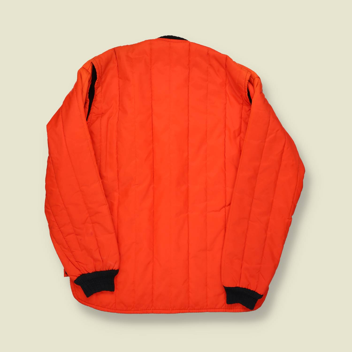 1970s Quilted Hunting Jacket Blaze Orange - M/L
