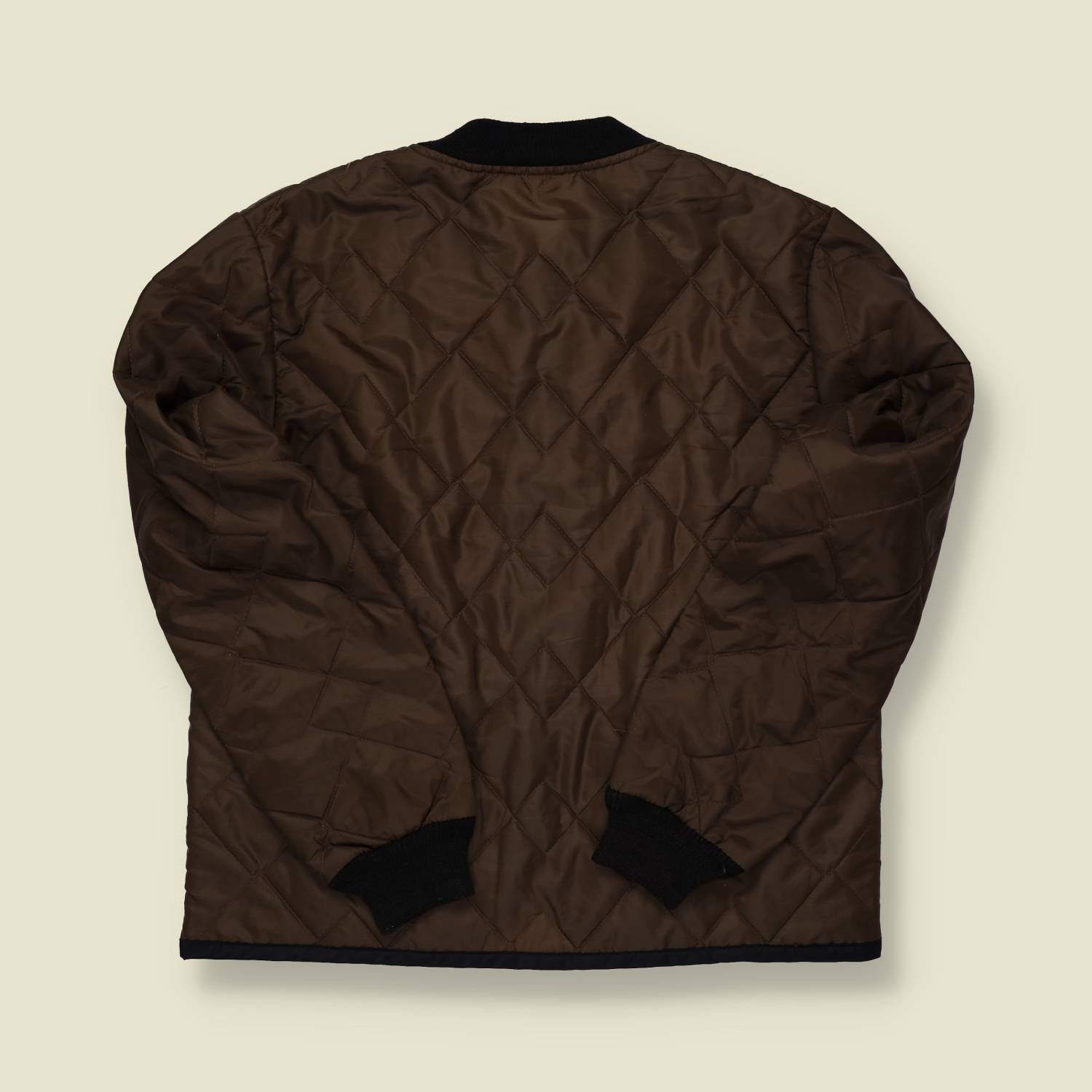 1970s Sears Quilted Jacket Brown - M