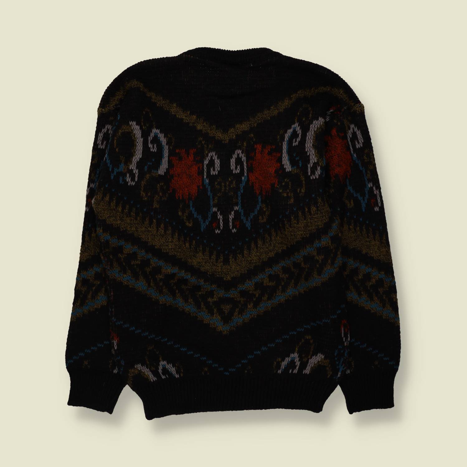 1980s | San Marco Ventana | Knit | Black Multi - S
