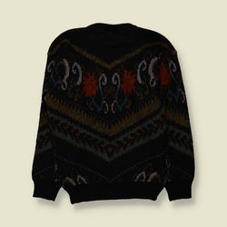 1980s | San Marco Ventana | Knit | Black Multi - S