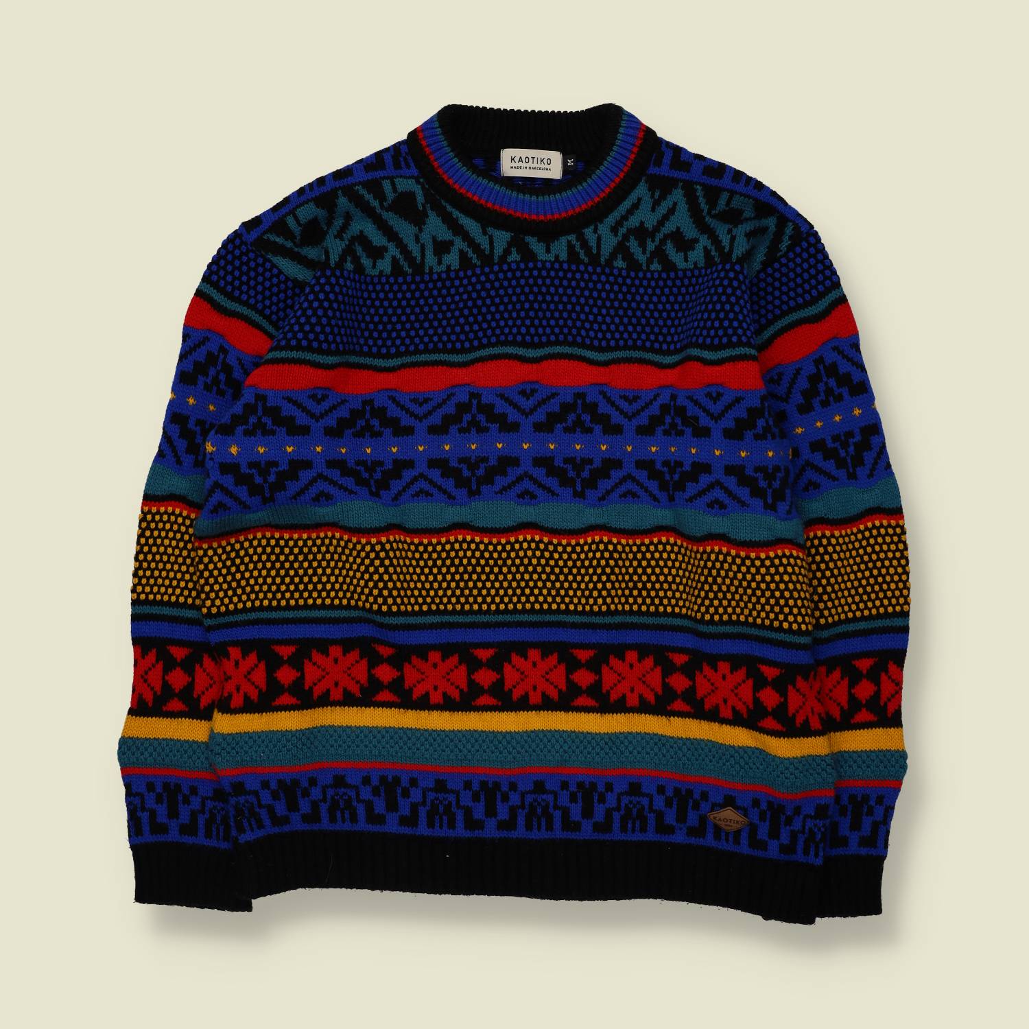 Y2K | Kaotiko | Fair Isle Knit | Multi - S