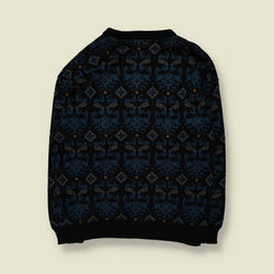 1980s | Knit | Navy - XL