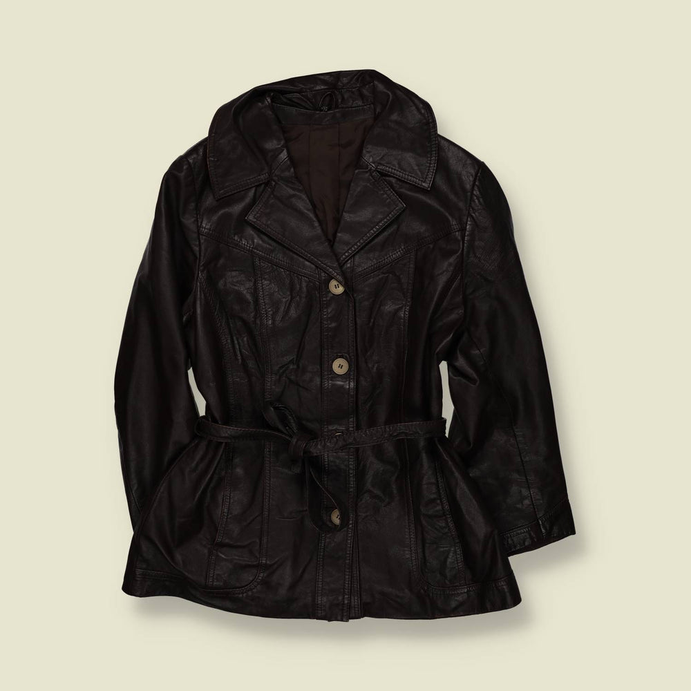 1970s | Unbranded | Leather Jacket | Brown - 10