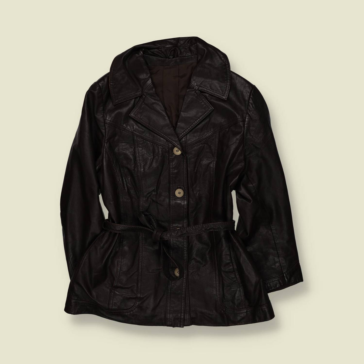 1970s | Unbranded | Leather Jacket | Brown - 10
