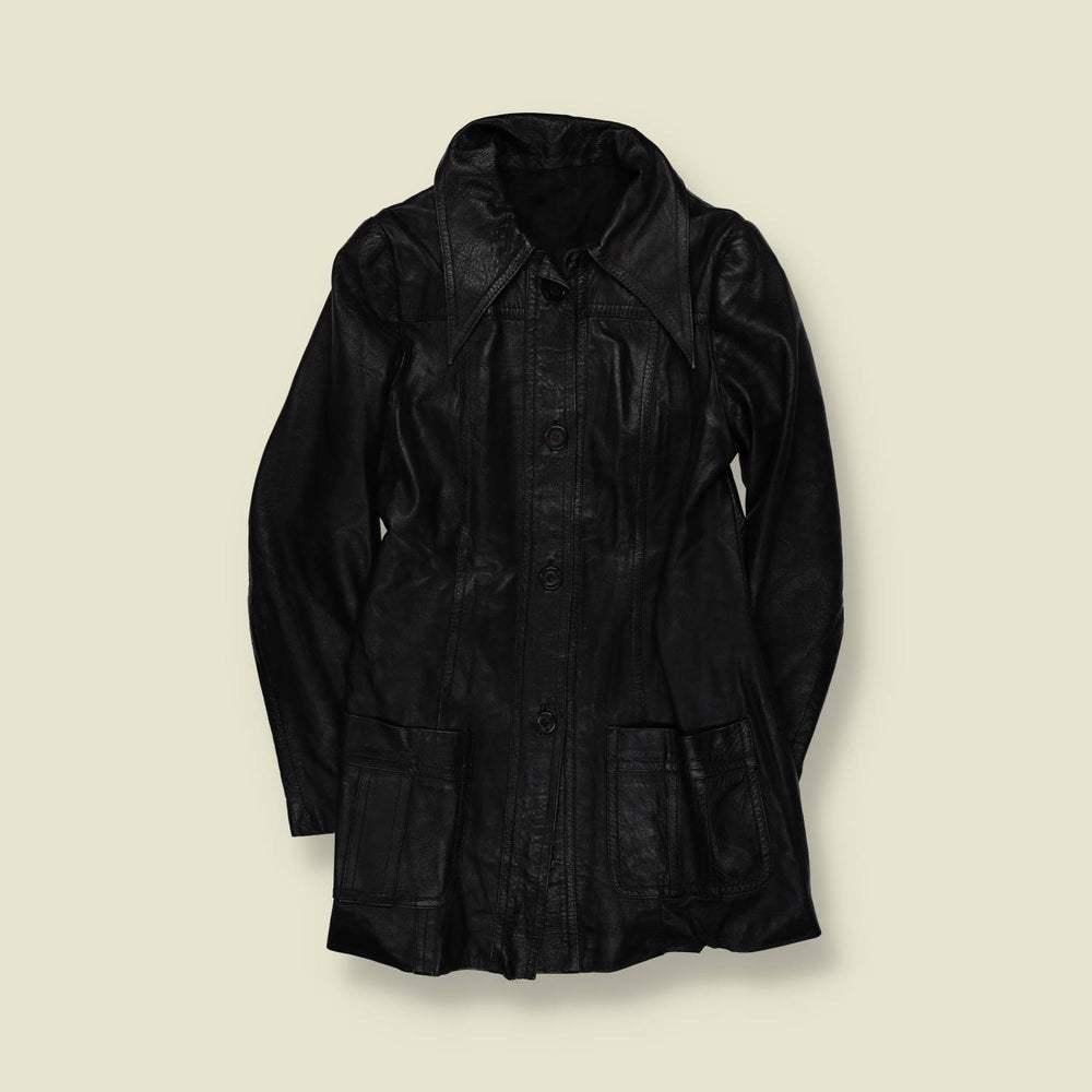 1970s | Unbranded | Leather Jacket | Black - 6