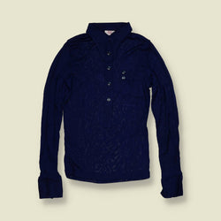1970s | TGL | Deadstock Blouse | Navy - 4
