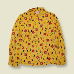 1970s | TGL | Deadstock Blouse | Yellow Multi - 10