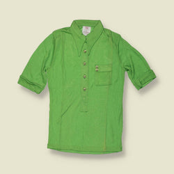 1970s | TGL | Deadstock Blouse | Green - 4