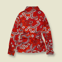 1970s | TGL | Deadstock Blouse | Red Multi - 10