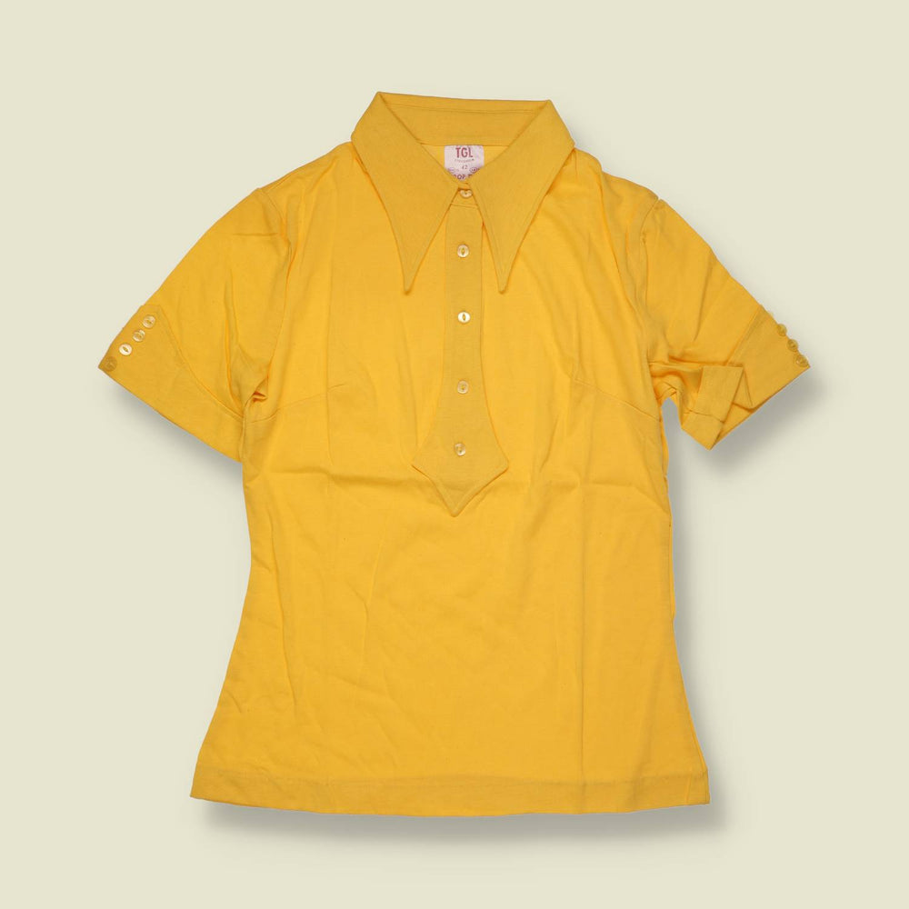 1970s | TGL | Deadstock Blouse | Yellow - 8