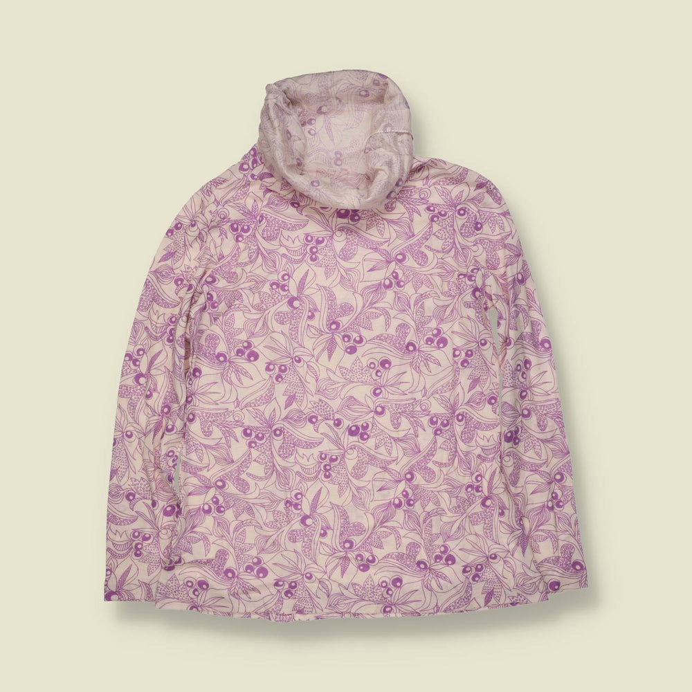 1970s | TGL | Deadstock Roll Neck | Purple Multi - 10
