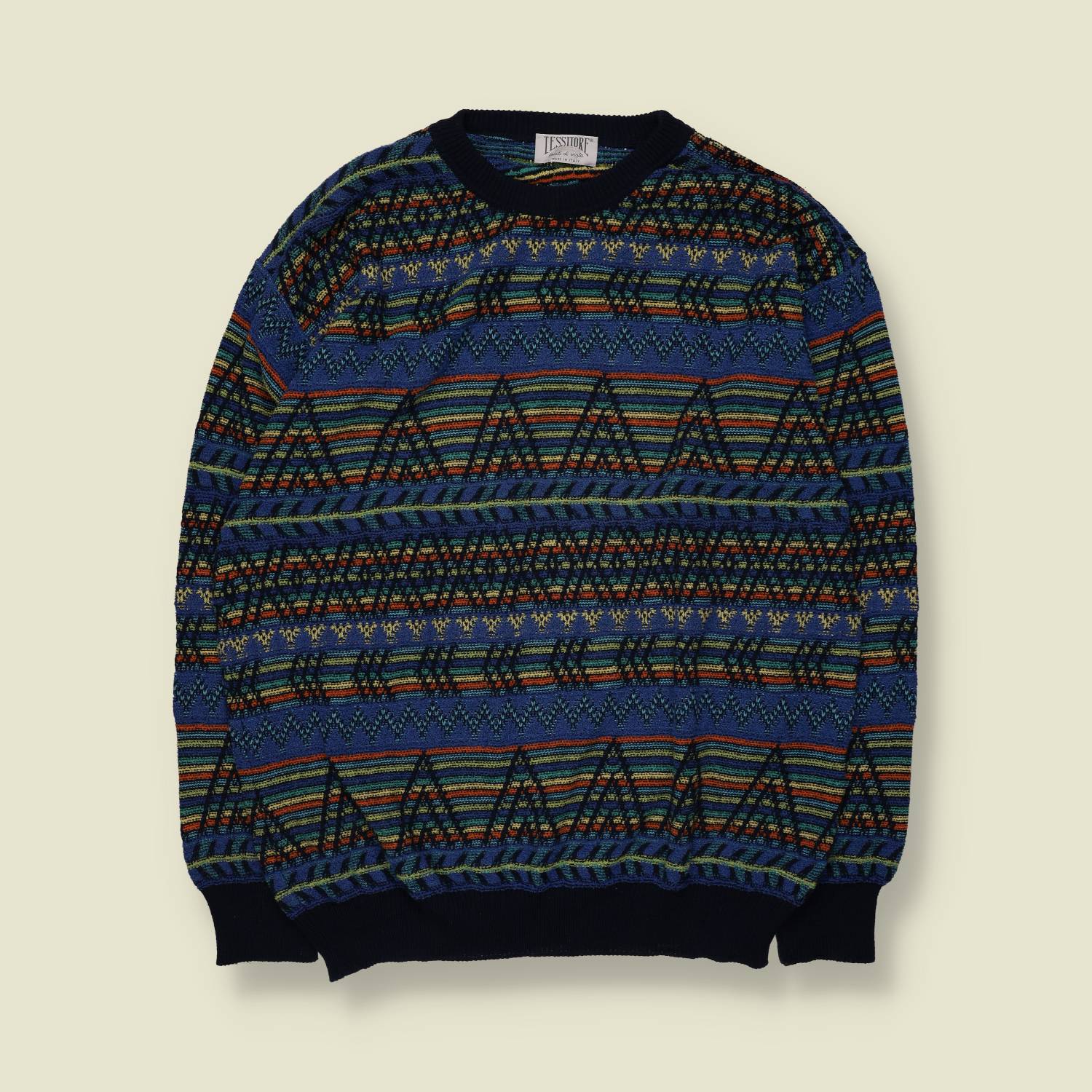 1980s | Tessitore | Knit | Multi - XL