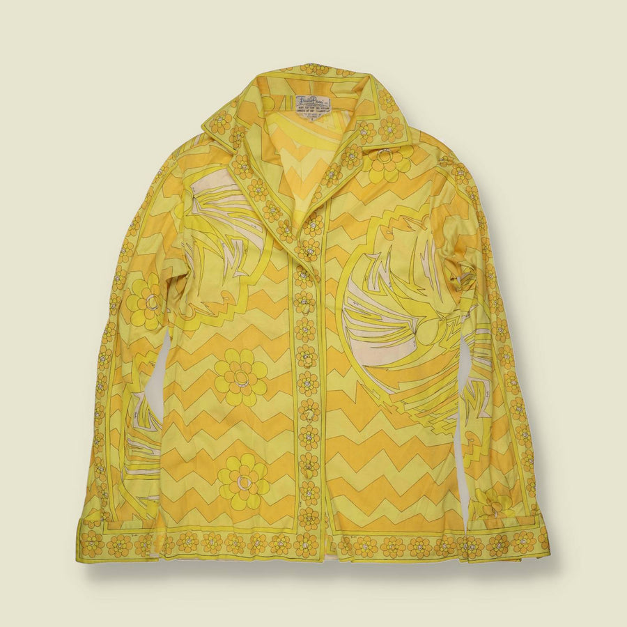 1970s | Emilio Pucci | Blouse | Yellow Multi - 8